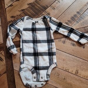 Plaid Carter's Newborn Onesie One Piece For Baby